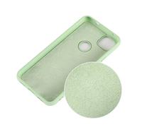 Sewroro Liquid Silicone Phone Cover for Pixel with Microfiber Lining Drop Resistant Water Washable Shockproof Protective Shell Light Green Precise Fit with Full Button Access