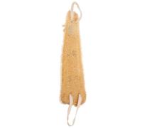 Sewroro Loofah Body Brush Exfoliating Bath Scrubber Natural Beige with Comfortable Grip for Dry and Wet Brushing for Shower and Body Care