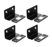 Sewroro Magnetic Door Latch 90 Degree Latch 4pcs Cabinet Door Catch for Wardrobe Easy Install