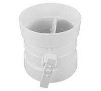 Sewroro Manual Airflow Control Valve Shut-Off Damper for Ventilation Ducting Systems Backdraft Prevention Valve for Exhaust Fan Bathroom Airflow Regulation