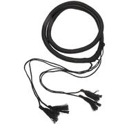 Sewroro Men's Arab Scarf Headband Black Pu Material Easy to Put and Take off Practical Arabian Headwear Accessories for Desert and Middle East Use