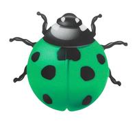 Sewroro Metal Ladybug Wall Art Iron Crafts Hanging Ladybug Ornament for Garden and Indoor Wall Decoration Outdoor Yard Metal Decor Set of 4