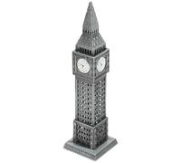 Sewroro Metallic Big Model Silver Alloy Architectural Building Sculpture Decorative England Landmark Home Decoration Craft Ornament