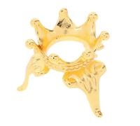 Sewroro Mini Crown Alloy Crystal Ball Base Stand, Large Three-Legged Metal Display Pedestal for Crystal Spheres, Home Office Ornament Holder