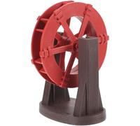 Sewroro Mini Rotating Water Wheel Ornament for Home Zen Garden Decoration