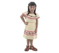 Sewroro Miniature Aboriginal Figures Lifelike Tribal Doll for Sand Tray Diorama Model Train Scenery Realistic Plastic Ethnic People Figurines with Detailed Craftsmanship for Collectible