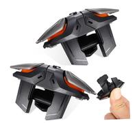 Sewroro Mobile Game Triggers with Finger Sleeve Gloves High Sensitivity Game Controller Triggers for Phone with Charging Cable Fast Response Upgraded Chips for Stable Link Suitable for