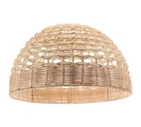 Sewroro Modern Rattan Lamp Shade Pendant Lamp Cover Soft Light Diffusion Sturdy Weaving Bedroom Dining Room Décor