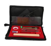Sewroro Multifunctional Drafting Kit with Storage Box Complete Math Geometry Tools for Engineering Drawing School Supplies Technical Sketching and Measuring Accessories Random Color