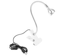 Sewroro Nail Art Curing Lamp 4-Level Adjustable UV Nail Light Silver for Manicure Gel Polish Drying Salon and Home Use