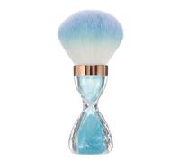 Sewroro Nail Dust Brush Blue Soft Large Head Powder Remover Acrylic Nail Art Cleaner Manicure Cleaning Tool