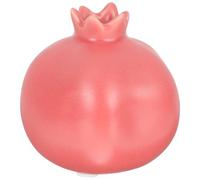 Sewroro Nordic Style Pomegranate Ceramic Vase Small Red Decorative Flowerpot for Home and Living Room Desktop Ornament