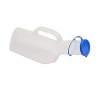 Sewroro Patient Urinal Bottle Easy to Carry for Elderly and Pregnant Women Large Capacity Plastic 1000ml Male Urinal Pot Suitable for Travel and Home Use