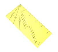 Sewroro Perforated Seam Allowance Ruler for Sewing Machines Patchwork Measuring Tool for Accurate Hemlines Quilting Helper Compatible with Household Fabrics Easy to Use Seam Guide Without