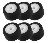 Sewroro Pinch Roller for Radio 6Pcs Rubber Practical Replacement for Old and Broken One for Audio Cassette Deck Repair