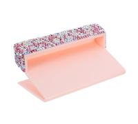 Sewroro Pink Rhinestone Business Card Holder Stand for Desk Single-Sided Business Name Card Display Organizer Office Desktop for Professional Use