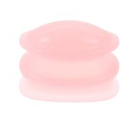 Sewroro Pink Silicone Lip Plumper Device, Lightweight Portable Lip Enhancer Tool for Touching up Lipstick, Fits in Makeup Bag, Beauty Care Accessory