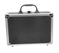 Sewroro Portable Aluminum Alloy Tool Box with Handle and Safe Lock Sturdy Construction Large Capacity Organizer for Home DIY Projects and Craftsman Use