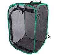 Sewroro Portable Foldable Insect Habitat Cage for Small Creatures and Butterflies, Black Polyester Yarn Mesh Net with Easy Storage and Lightweight Design, for Outdoor Observation