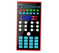 Sewroro Portable Live Streaming Voice Changer Sound Card with Reverberation Noise Reduction Chip Metal Design for Mobile and Recording Easy Installation and Use