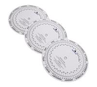 Sewroro Pregnancy Due Date Wheel Calculator Paper and Plastic Material 3pcs Accurate Due Date Estimation with Easy to Use Rotary Design for Expecting Mothers and Doulas for Hospital