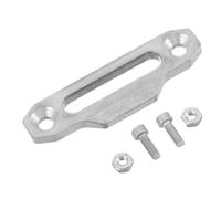 Sewroro Rc Winch Rope Guide Plate Metal Mount for Crawler Vehicles | Cnc Machined Polished Silver Finish, Quick Swap Design, Fits Many Models, for Muddy Tasks