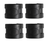 Sewroro Rear Fork Chain Protector 4 Pcs Anti-collision Rubber Rings | Black Protective Clips, Good Impact Resistance, Lightweight Design, Road Rear Fork Chain Use