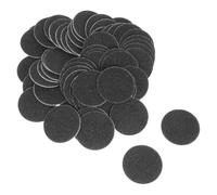 Sewroro Replacement with Self-Adhesive Sand Stone Material 240pcs Black Sandpaper Discs Fits Tightly and Prevents Overgrinding for Electric Foot File for Pedicure and Foot Care for