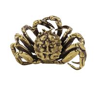 Sewroro Retro Vintage Brass Crab Drawer Handles - Ocean Theme Cabinet Pulls for Wardrobe, Dresser Kitchen Furniture, Antique Brass Animal Door Knobs, Decorative Hardware Accessories