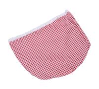 Sewroro Reusable Fabric Liner for 70L Wicker Laundry Basket Red Checkered Cotton Basket Insert Washable Replacement Cloth Liner for Round Hamper Suitable for Laundry