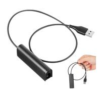 Sewroro Rj9 to Usb Adapter Cable for Headsets Usb Connector for Pc and Laptop Wired Communication Accessory for Home Office and Remote Work