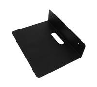 Sewroro Router Rack with Cable Organizer and Wall Mounted Projector Holder in Black Aluminum Alloy, Portable Wall Mount Projector Shelf for Home and Office Use