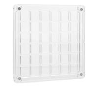 Sewroro Seashell Organizer Box Acrylic Magnetic Display with 36-grids, Multi-purpose Anti-scratch for Jewelry and Small Items, for Office and Home Use