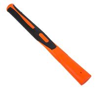 Sewroro Shockproof Rubber-Coated Hammer Handle Replacement Non-Slip Inverted Grip for Home Improvement Gardening and Construction Lightweight Tool Handle Black Orange