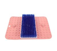 Sewroro Shower Foot Massager Mat with Non-Slip Suction Cups Exfoliating Bath Foot Scrubber with Hard Bristle Brush Anti-Slip Acupoint Massage Pad and Dead Skin Removal