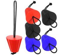 Sewroro Silicone Kayak Scupper Plugs with Cord 6 Pcs for Kayak and Raft