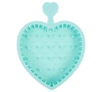 Sewroro Silicone Makeup Brush Cleaner Pad, Light Green Non-Slip Scrubbing Mat for Makeup Brush Cleaning, Soft Silicone Scrubber Suitable for Professional and Home Use