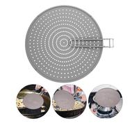Sewroro Silicone Splatter Screen for Frying Pan, Oil Splash Guard with Foldable Mesh Cover, Heat Resistant Cooking Pan Splatter Shield for Kitchen Use
