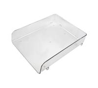 Sewroro Stackable Refrigerator Organizer Rack Transparent Storage Shelf for Efficient Space Utilization Flexible Height Partition for Meat Vegetables Leftovers