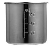 Sewroro Stainless Steel 60ml Dipping Sauce Cup Thickened 304 Steel Small Condiment Container for Steak Barbecue Kitchen Vinegar Dispenser and Travel Sauce Storage