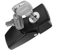 Sewroro Stainless Steel Cabinet Lock with Keys Rust Hasp Security Lock for Distribution Boxes Lockers Home and Office Use Fit for Left Right Opening Doors