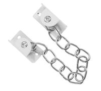 Sewroro Stainless Steel Door Chain Lock for Home Window Security Theft Safety Limiter for Patio Sliding Doors and Windows Rust Resistant Construction and Pet Protection