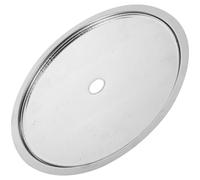 Sewroro Stainless Steel Induction Cooker Sinking Heat Diffuser Ring Lid, Metal Heat Diffuser Plate Compatible 29.5-30.5cm Hot Pot Table Holes, Kitchen Adapter for Induction Cookers