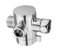Sewroro Stainless Steel Way Shower Water Divider Valve Rust Faucet Connector for Bathroom and Home Use Easy Installation Changeover Diverter