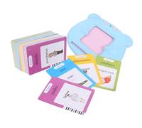 Sewroro Talking Flash Cards Learning Portable Speech Machine for Early Education Cards with Bilingual English Spanish Fun Learning for Engaging Cognitive Development