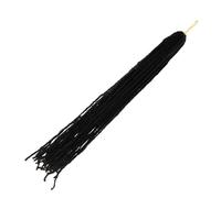 Sewroro Unisex Hip-hop Style Dreadlock Wig with High Temperature Fibre, Easy to Use and Comfortable to Wear, for Cosplay Events and Halloween Black Hair Extension