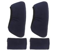 Sewroro Universal Blue Cotton Crutch Pads Set for Walkers and Crutches Soft Polar Fleece Material, Anti-Slip Design, Wide Applicability, for Underarm and Hand Grip Comfort During Walking