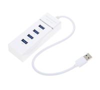 Sewroro USB Hub Ports Material Multi Adapter for Laptop Desktop Expansion Splitter Function for Office Home Use