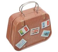 Sewroro Vintage Protected Mini Case and Tinplate Candy Storage Box Suitcase with Large Capacity Robust Design, Well from Damage, for Occasion and Party Favour