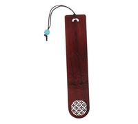 Sewroro Vintage Wooden Bookmark Chinese Style Wood Page Markers for Books Compact Travel Friendly Reading Accessory Decorative Carved Business Study and Research